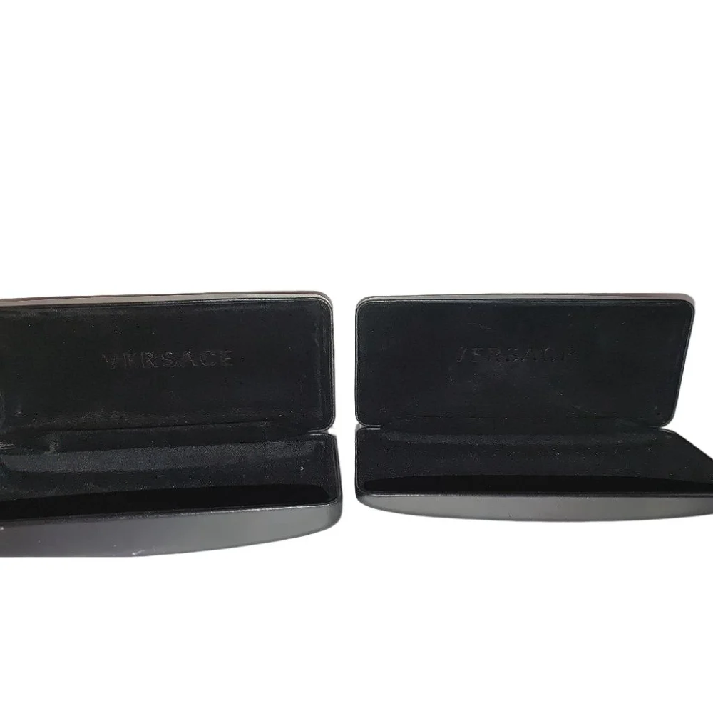 Versace Hard Shell Glasses Case x2 Large & Small